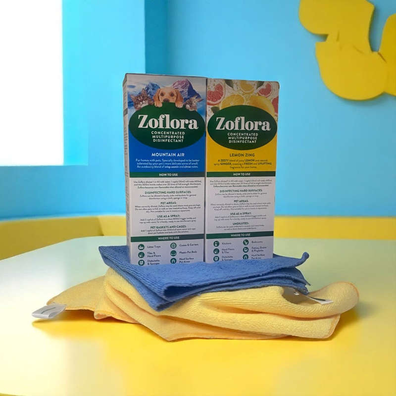 Zoflora Fresh Force Duo  Lemon Zing & Mountain Air