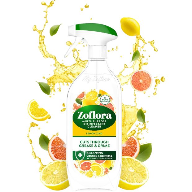 Zoflora Lemon Zing MP Disinfectant Cleaner 800ml