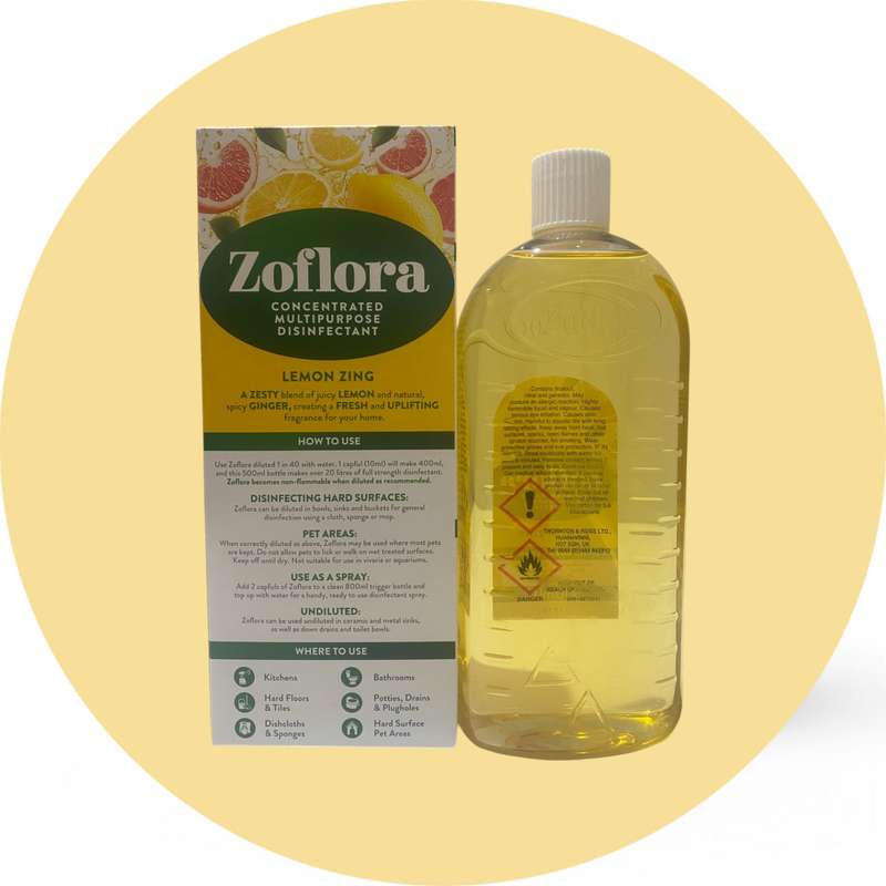 Zoflora Lemon Zing Concentrate