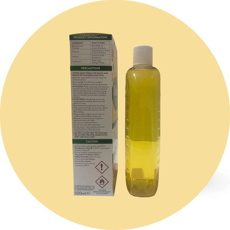 Zoflora Lemon Zing Concentrate