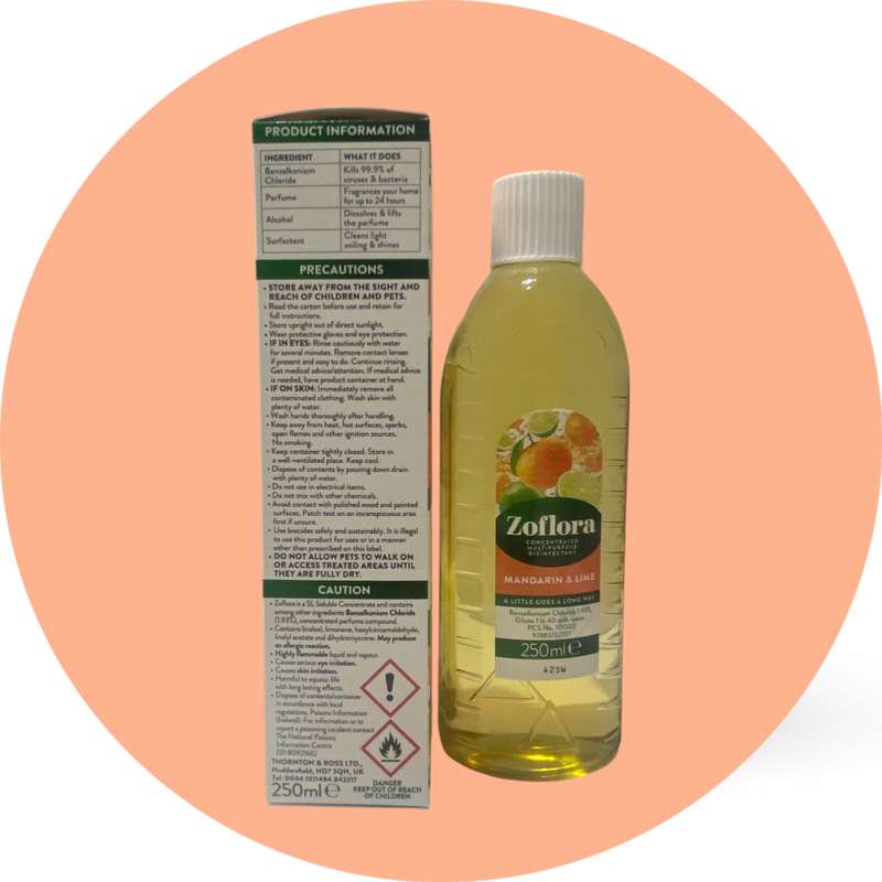 Zoflora Mandarin & Lime Concentrate