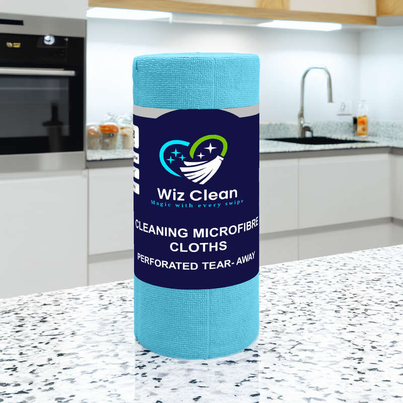 Wiz Clean 180GSM Micro Fibre Cloths 30cmx30cm 20 Pack