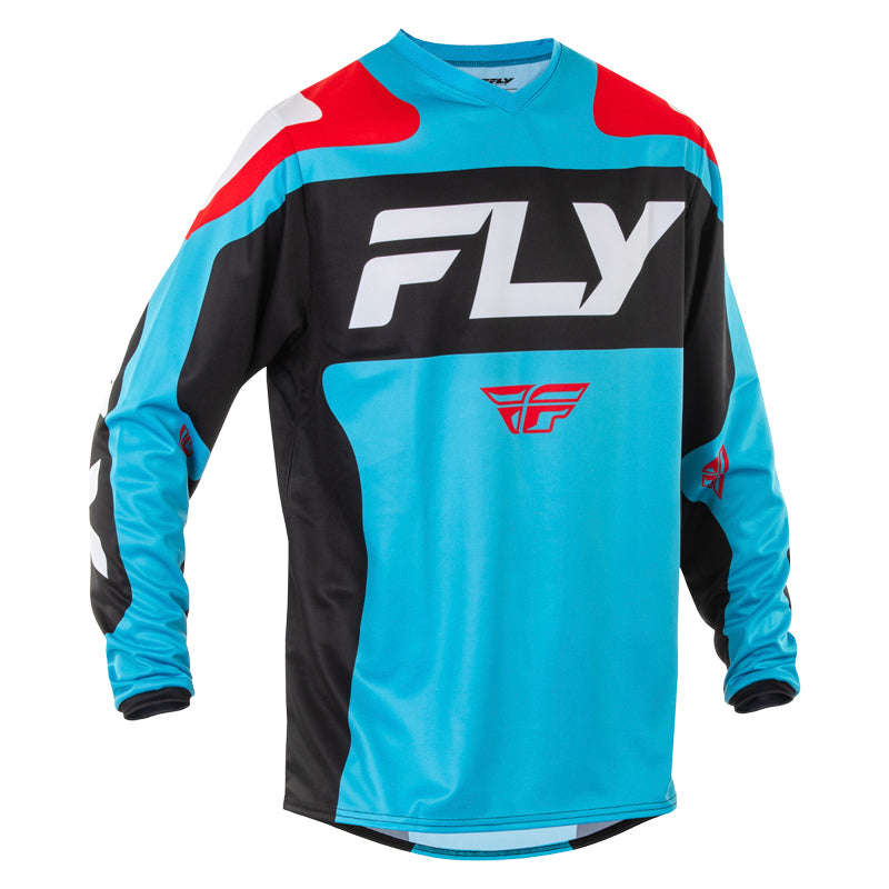 FLY F16 Jersey Cyan | Black | White
