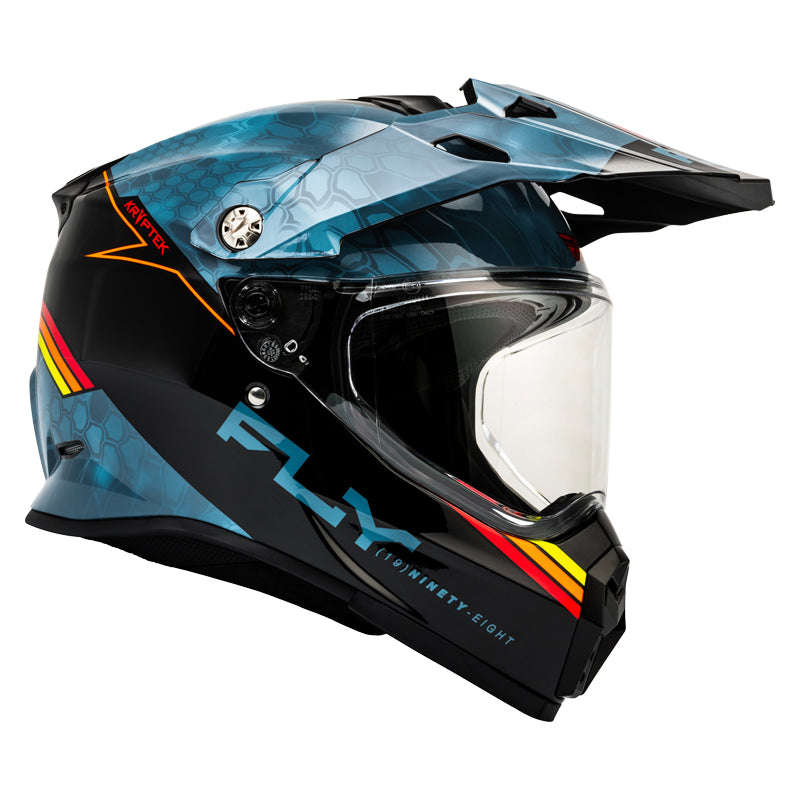 Fly Trekker Adventure Helmet Slate | Black | Red