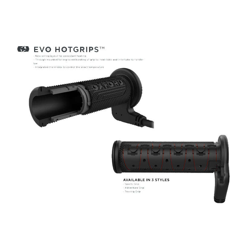 Oxford Touring Hot Grips - Universal Heated Grips