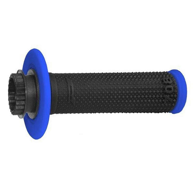Progrip 708 Lock On MX Grips Black | Blue