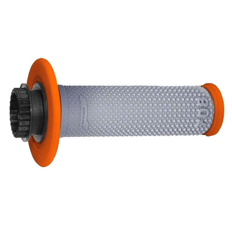 Progrip 708 Lock On MX Grips Grey | Orange