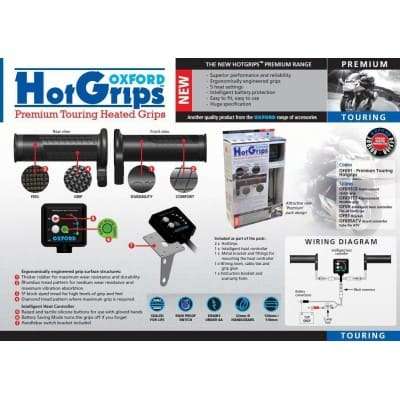 Oxford Touring Hot Grips - Universal Heated Grips