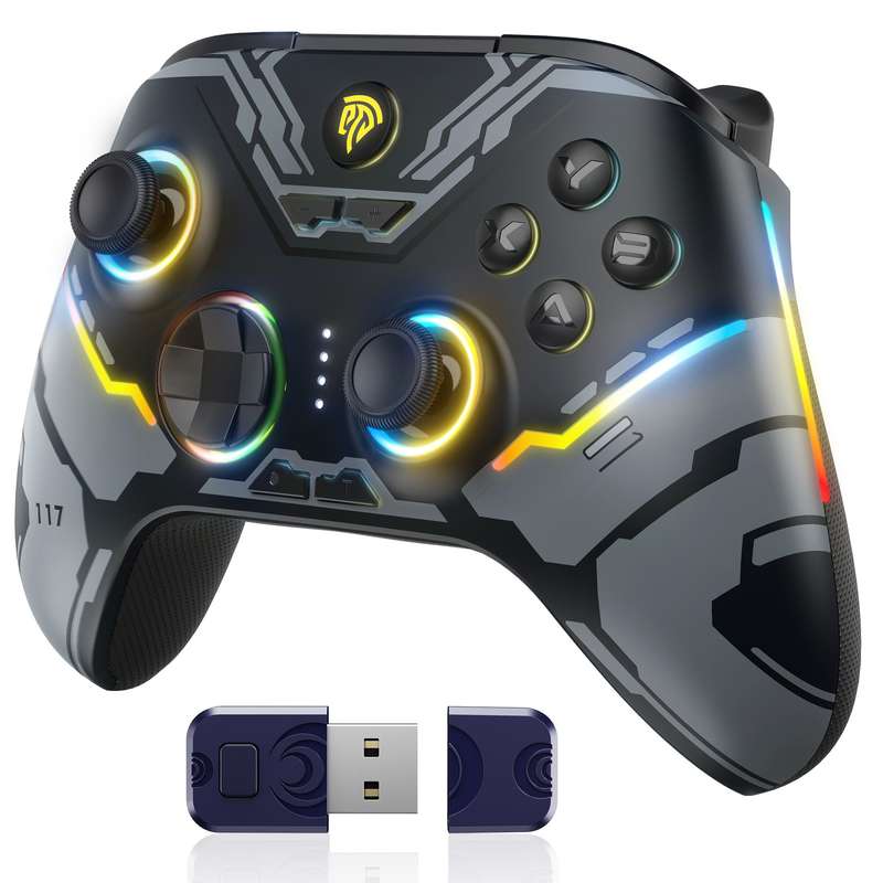 EasySMX X15 Wireless RGB Controller  Hall Effect Joystick & Trigger for Windows / Steam / Swit...