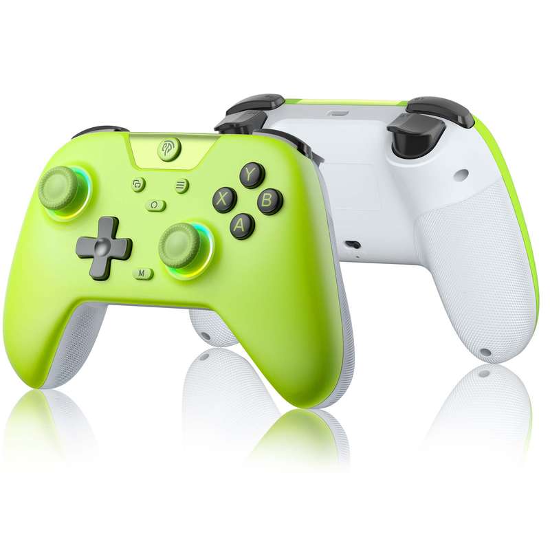 EasySMX X05 Hall Effect Gaming Controller For PC / Steam / Nintendo Switch Green