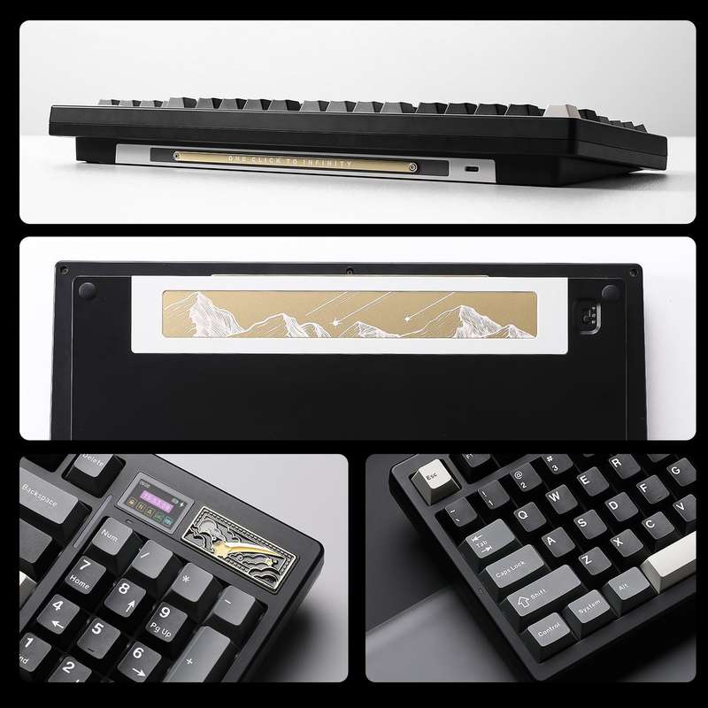 YUNZII IF99 QMK/VIA Full Size LCD Mechanical Gaming Keyboard