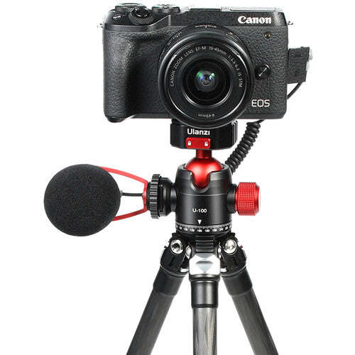 Ulanzi U-100 Claw Quick Release Ball Head with Side Cold Shoe Mount