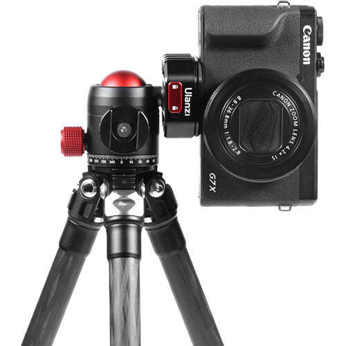 Ulanzi U-100 Claw Quick Release Ball Head with Side Cold Shoe Mount