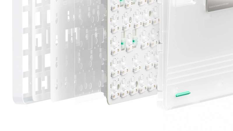 NuPhy Air96 V2 Low-Profile Cowberry Switches Mechanical Keyboard Ionic White