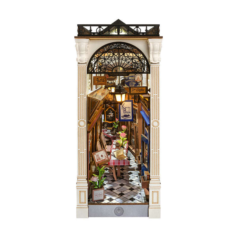 Robotime Arcade Dating DIY Book Nook Shelf Insert Miniature Dollhouse
