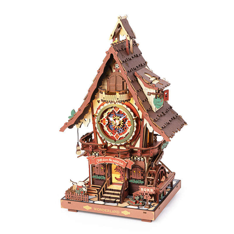 Robotime DIY Cuckoo Clock Mechanical 3D Wooden Puzzle