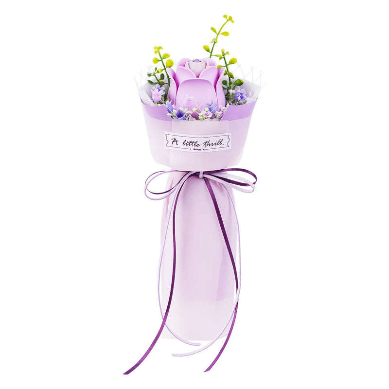 Robotime Purple Rose DIY Bouquet 3D Puzzle