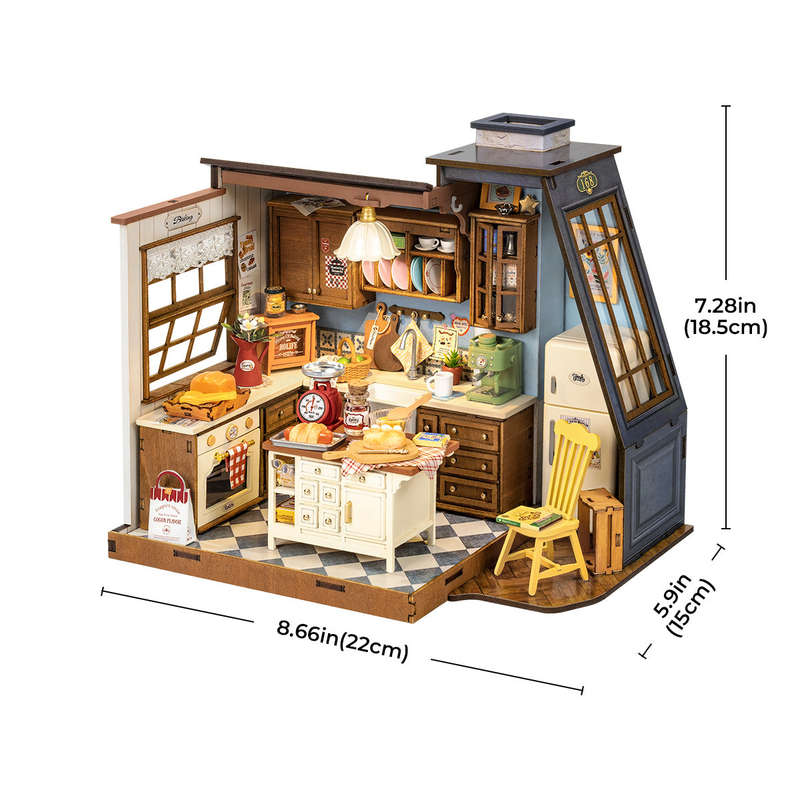 Robotime Baking Kitchen DIY 3D Miniature House