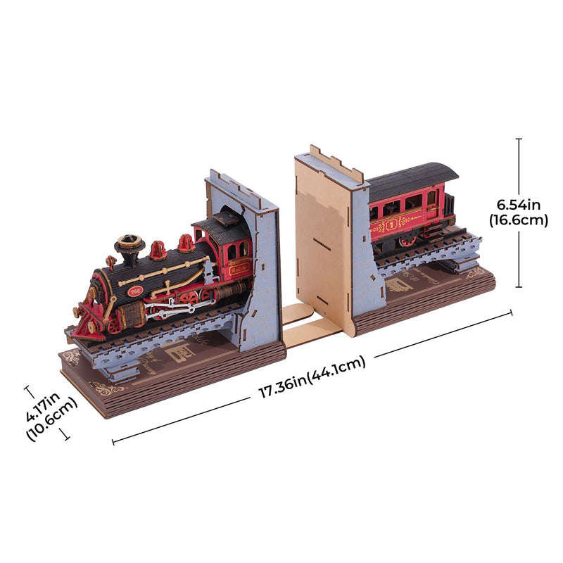 Robotime Century Train DIY Book Nook Shelf Insert Miniature Dollhouse
