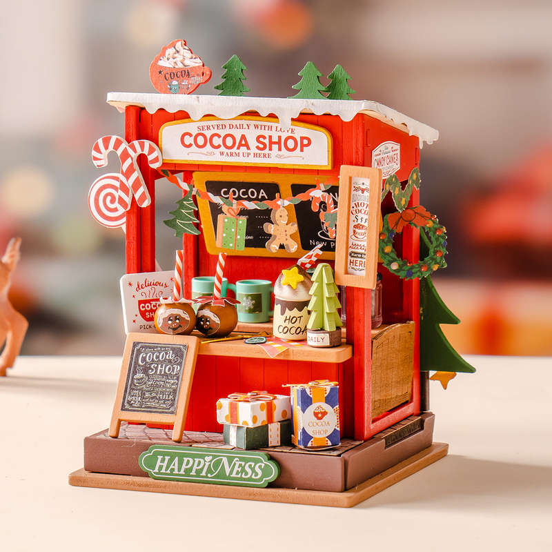 Robotime Cocoa Shop DIY 3D Miniature House