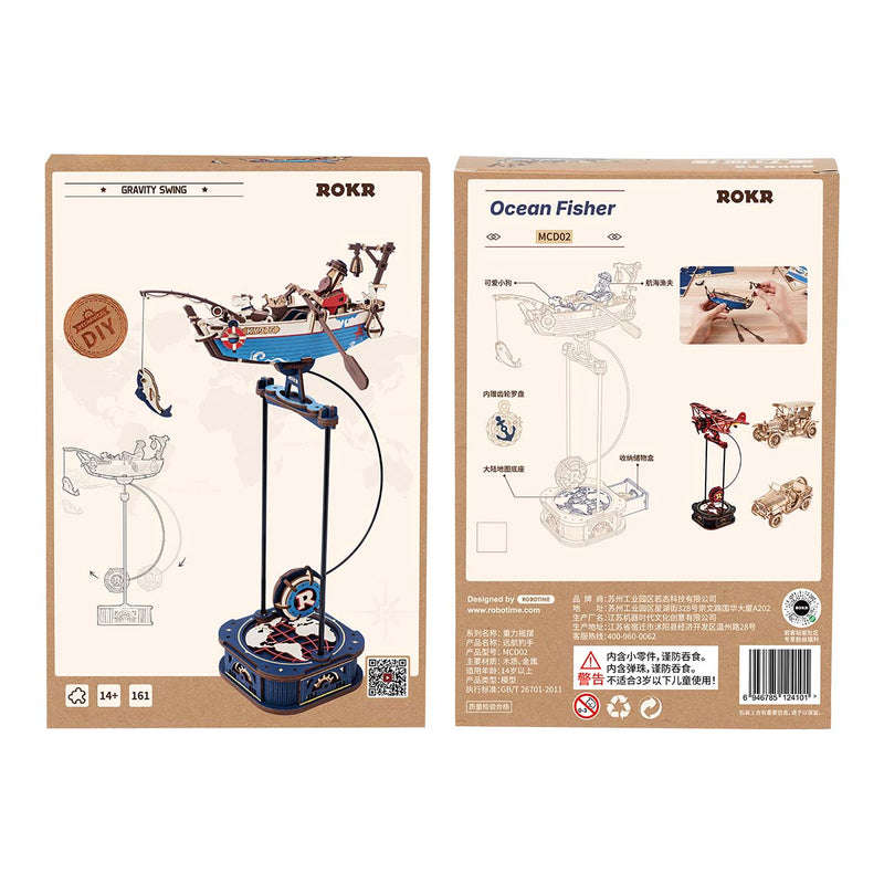 Robotime DIY Ocean Fisher Pendulum Balance Toy 3D Puzzle