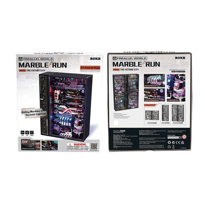 Robotime The Future City Marble Run Mechanical DIY 3D Puzzle