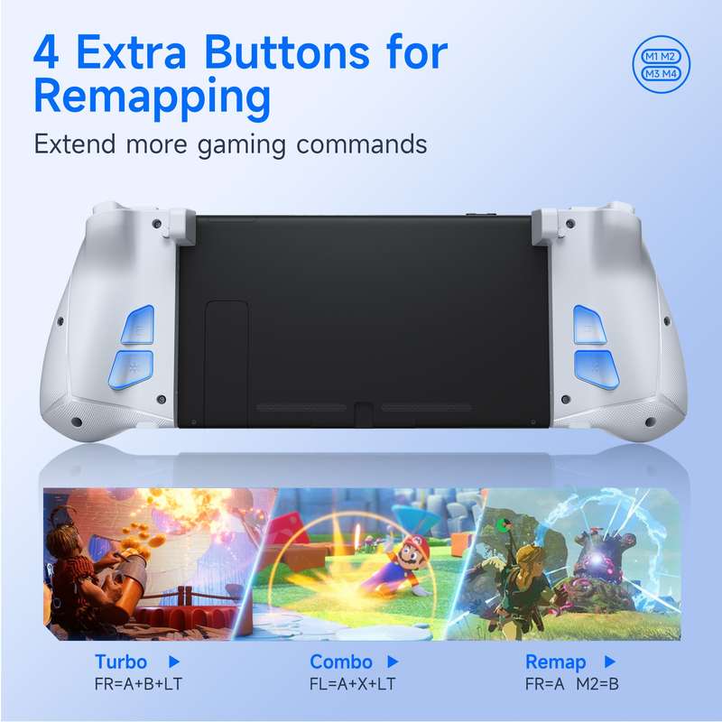 EasySMX S15 Split Pad Comfort Grip Controller For Nintendo Switch