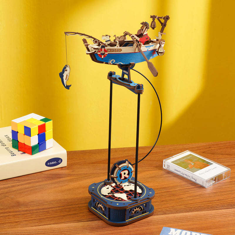 Robotime DIY Ocean Fisher Pendulum Balance Toy 3D Puzzle