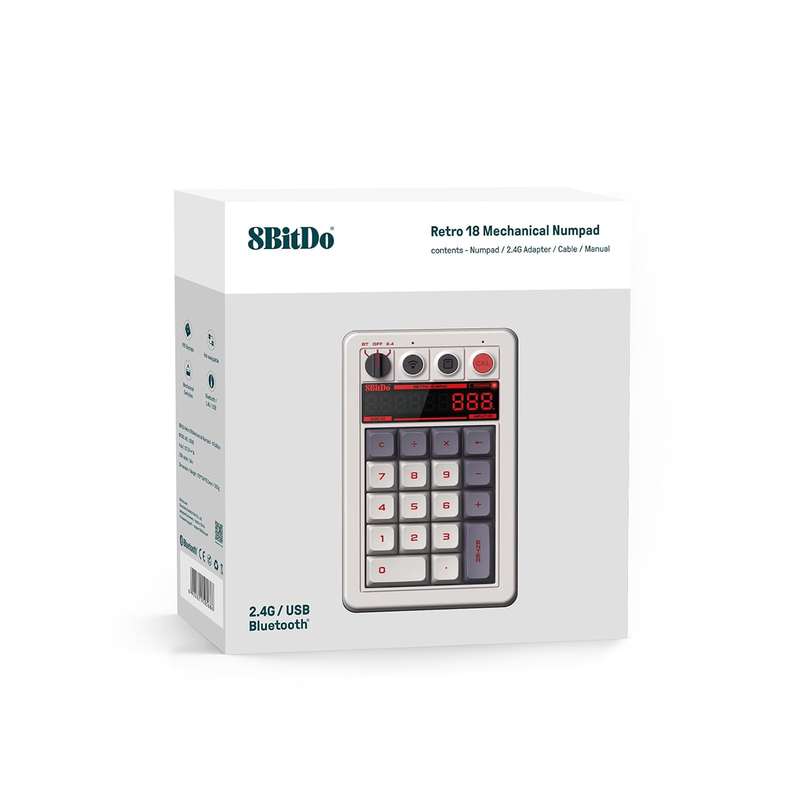 8BitDo Retro 18 Mechanical Numpad N Edition