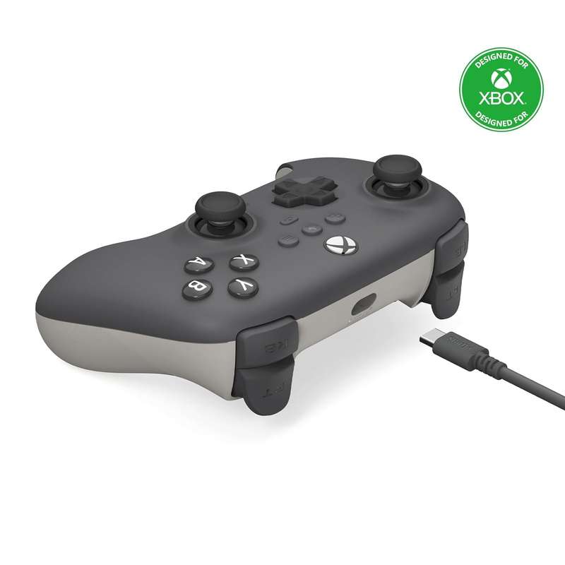 8BitDo Ultimate C Wired Controller for Xbox with Hall Effect Joysticks and Hall Triggers Grey