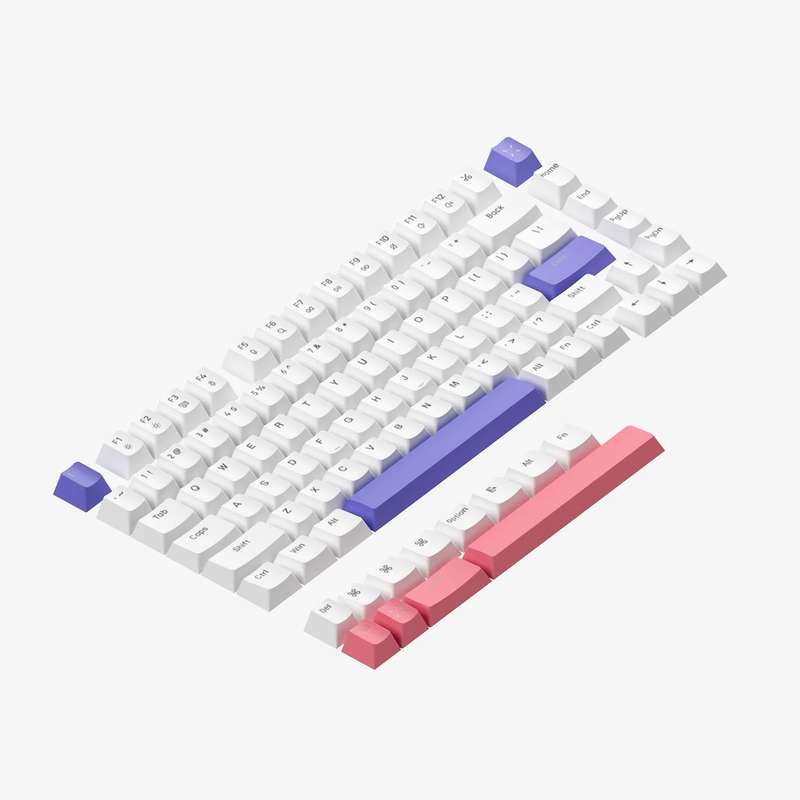 NuPhy Field75 Shine-Through PC Keycaps Gravity