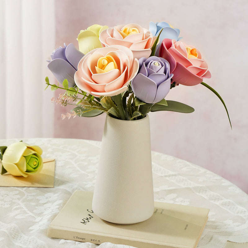 Robotime Pink Camellia Single Flower