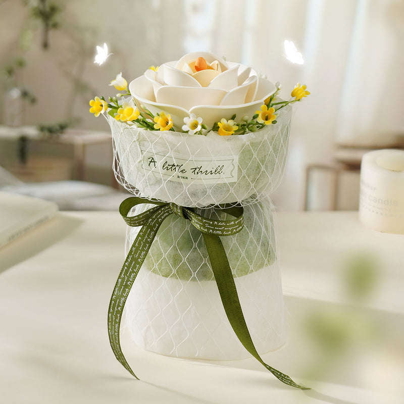 Robotime White Camellia DIY 3D Puzzle