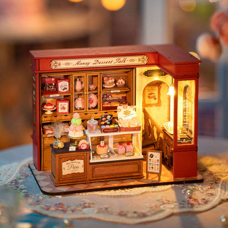 Robotime Honey Dessert Talk DIY Miniature House