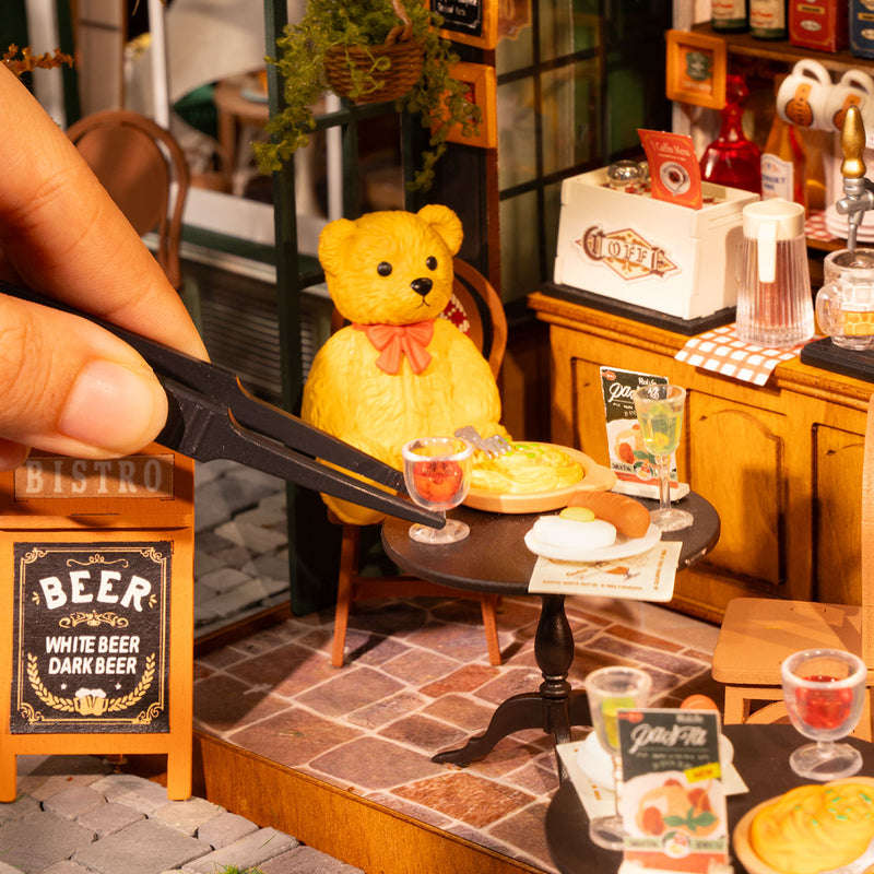 Robotime Tipsy Restaurant DIY Miniature House