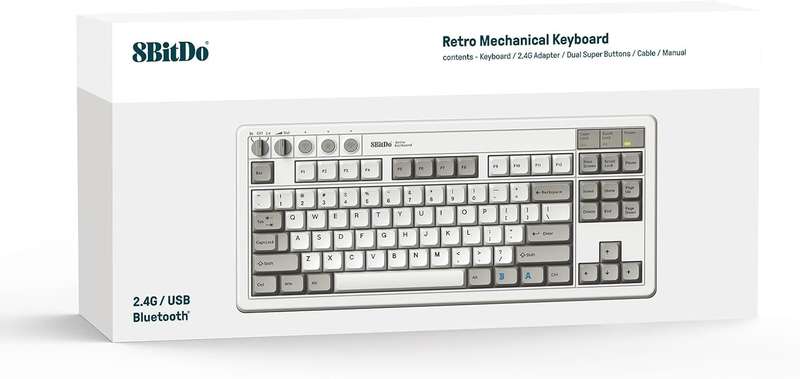 8BitDo Retro Mechanical Keyboard - M Edition