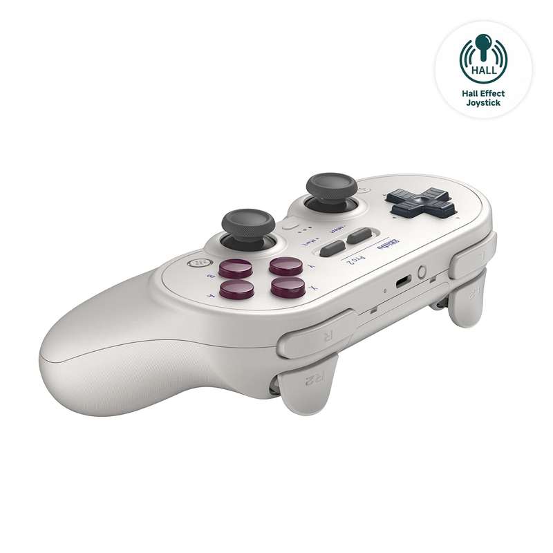 8BitDo Pro 2 Bluetooth Controller Hall Effect Nintendo Switch/Switch 2, PC, Android
