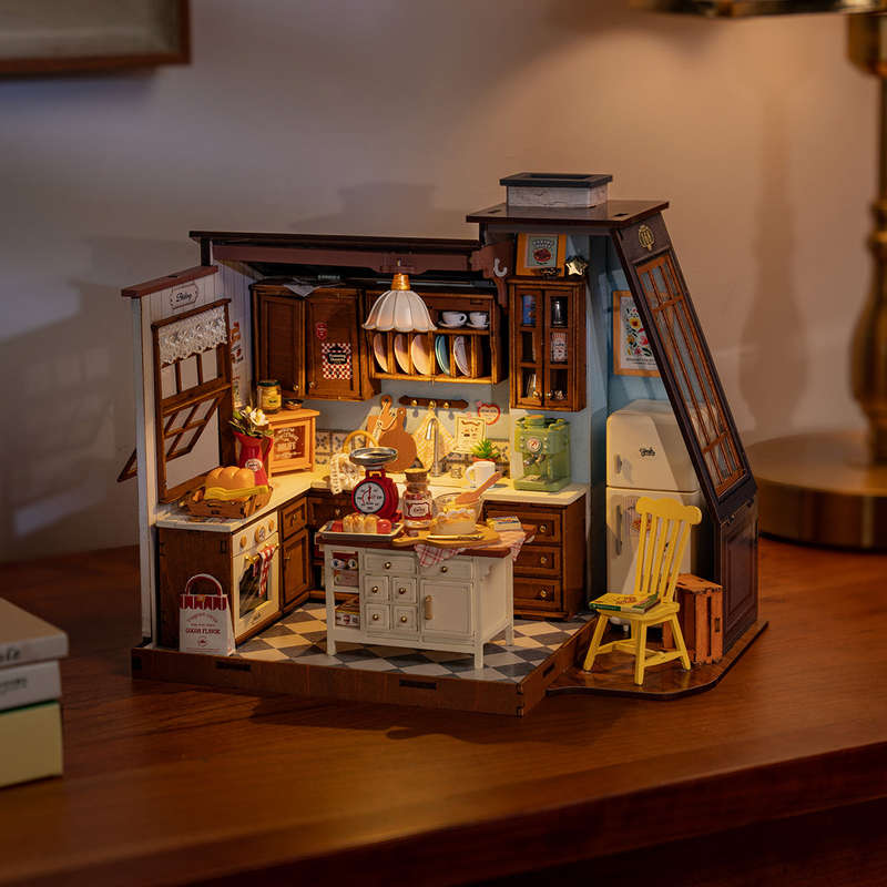 Robotime Baking Kitchen DIY 3D Miniature House