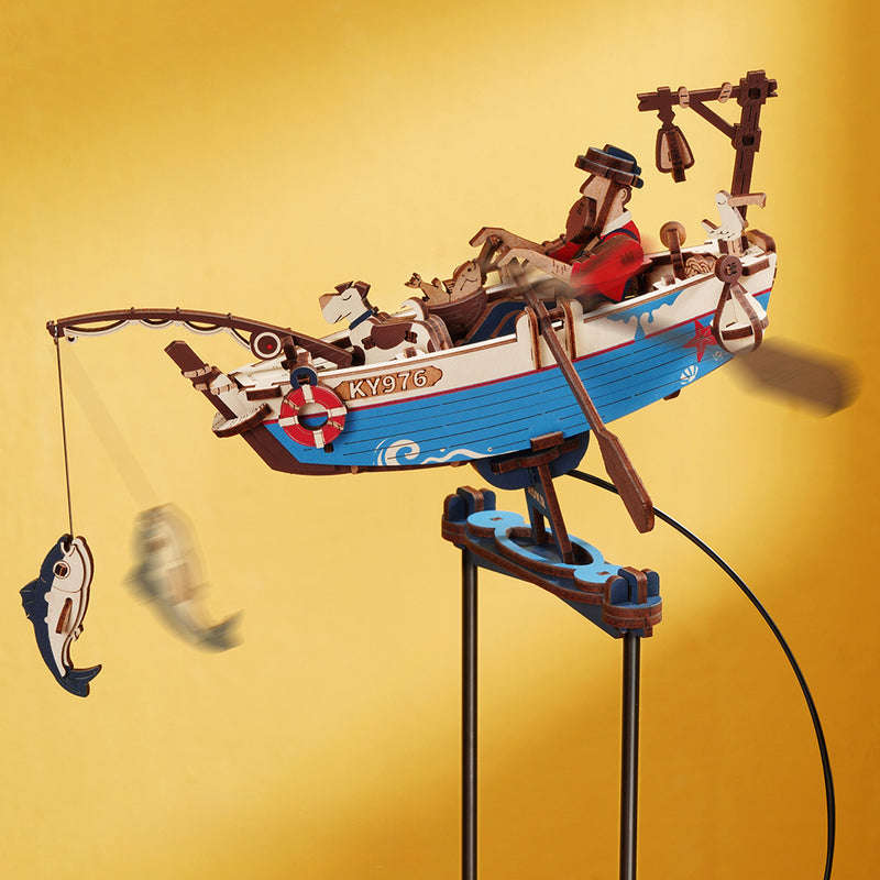 Robotime DIY Ocean Fisher Pendulum Balance Toy 3D Puzzle
