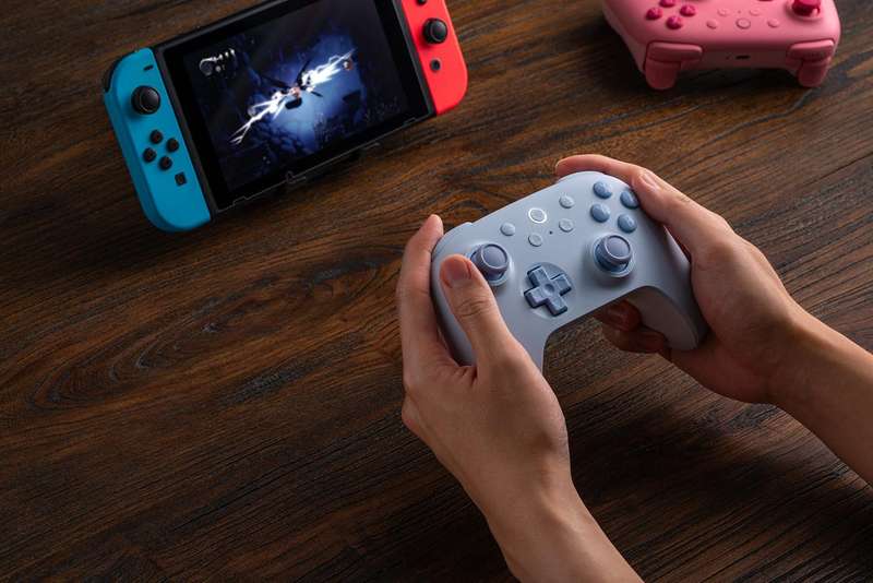 8BitDo Ultimate 2C Bluetooth Controller With Hall Effect For Nintendo Switch/Switch 2 Blue