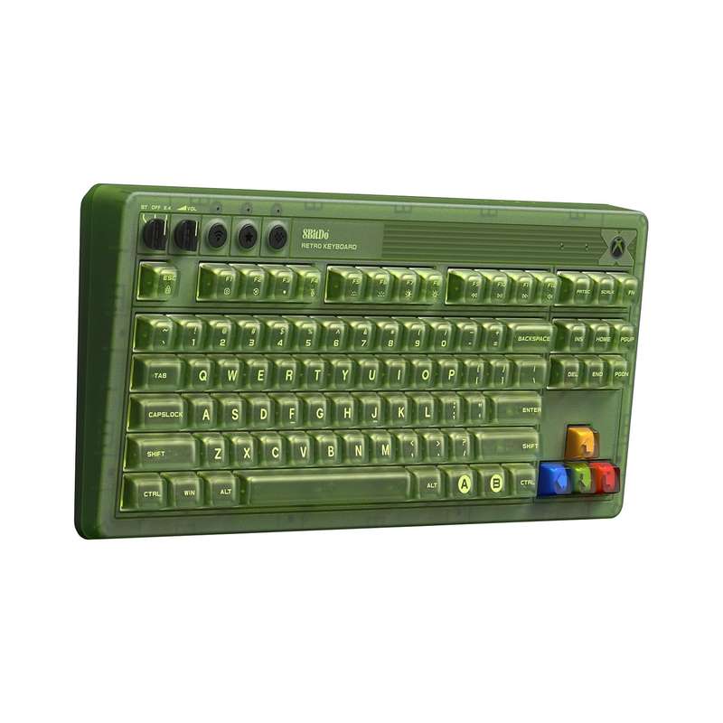8BitDo Retro 87 Mechanical Keyboard Xbox Edition For Windows & Android Devices