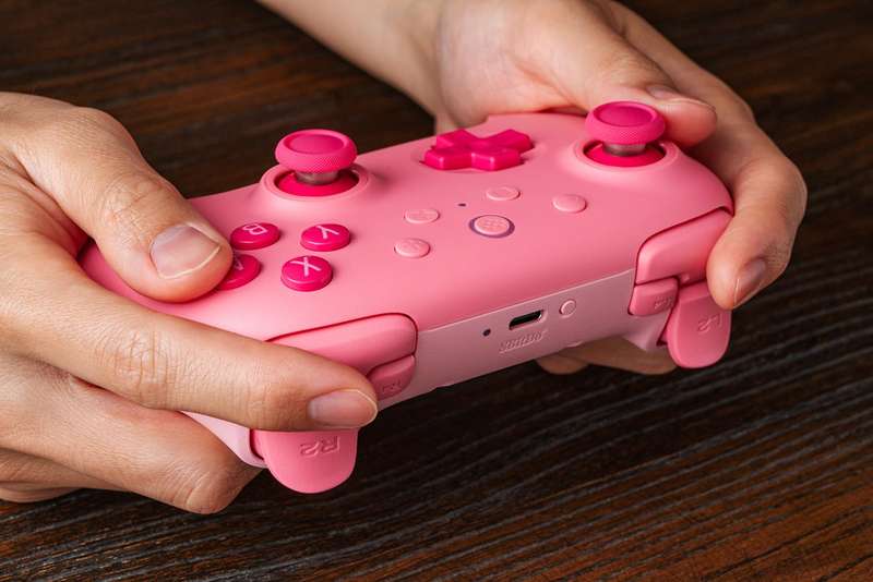8BitDo Ultimate 2C Bluetooth Controller With Hall Effect For Nintendo Switch & Switch 2 Pink