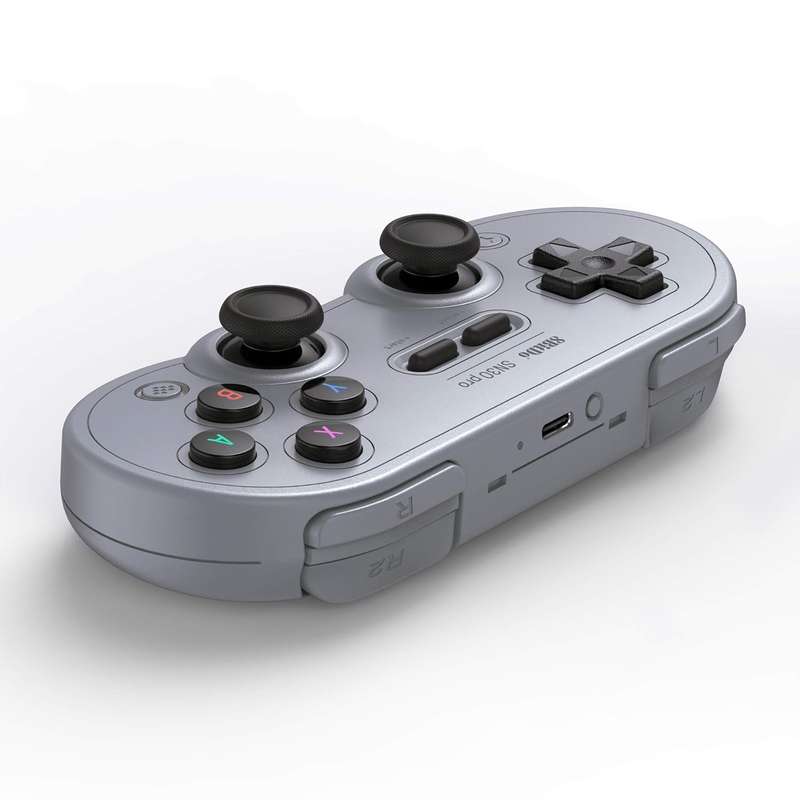 8BitDo SN30 Pro Bluetooth Controller Hall Effect Joystick Gray