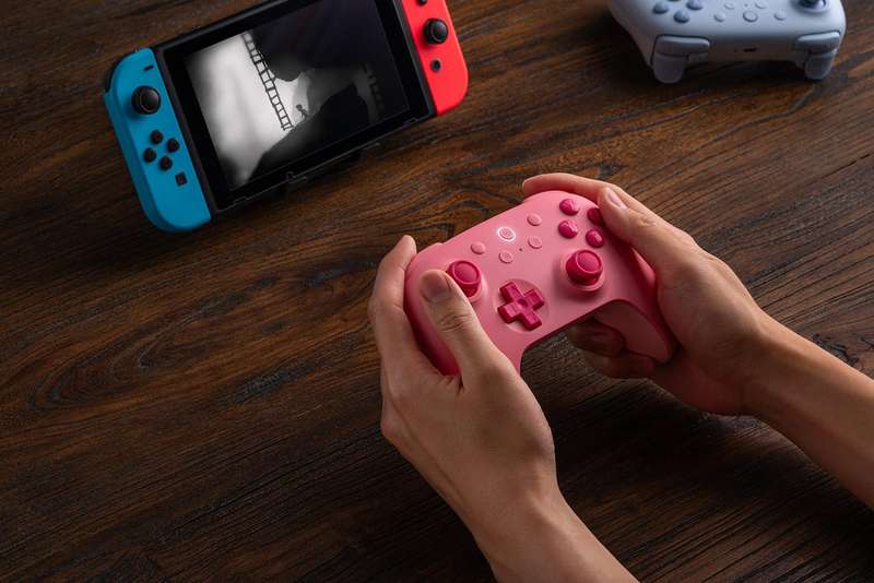 8BitDo Ultimate 2C Bluetooth Controller With Hall Effect For Nintendo Switch & Switch 2 Pink