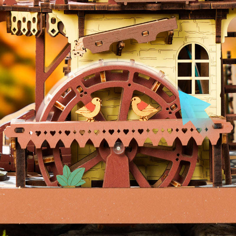 Robotime DIY Cuckoo Clock Mechanical 3D Wooden Puzzle