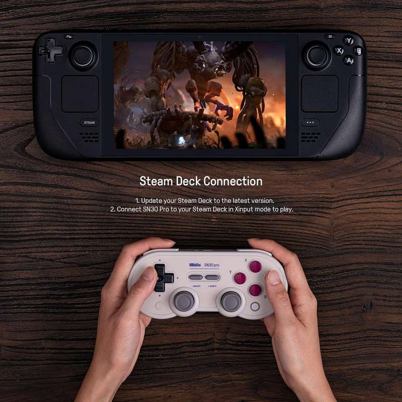 8BitDo SN30 Pro Bluetooth Controller Hall Effect Joystick G Classic