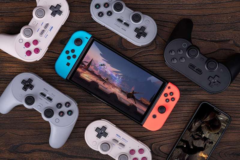 8BitDo Pro 2 Bluetooth Controller Hall Effect Nintendo Switch/Switch 2, PC, Android