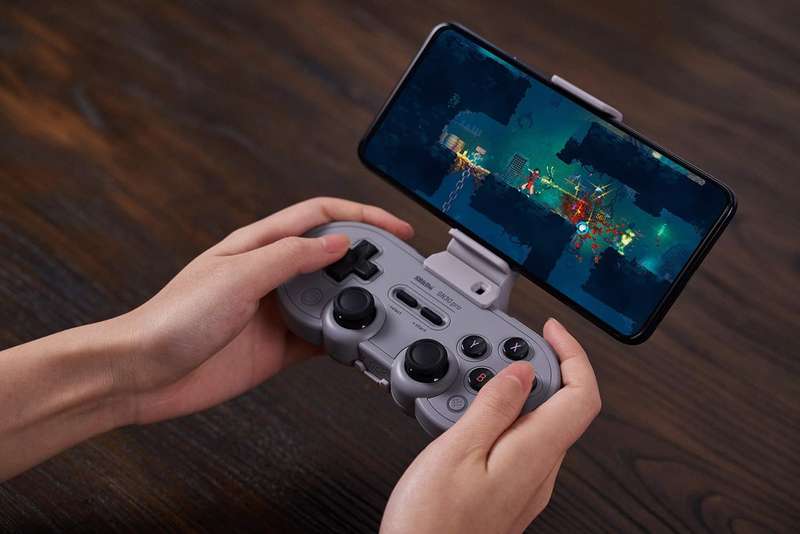 8BitDo SN30 Pro Bluetooth Controller Hall Effect Joystick Gray