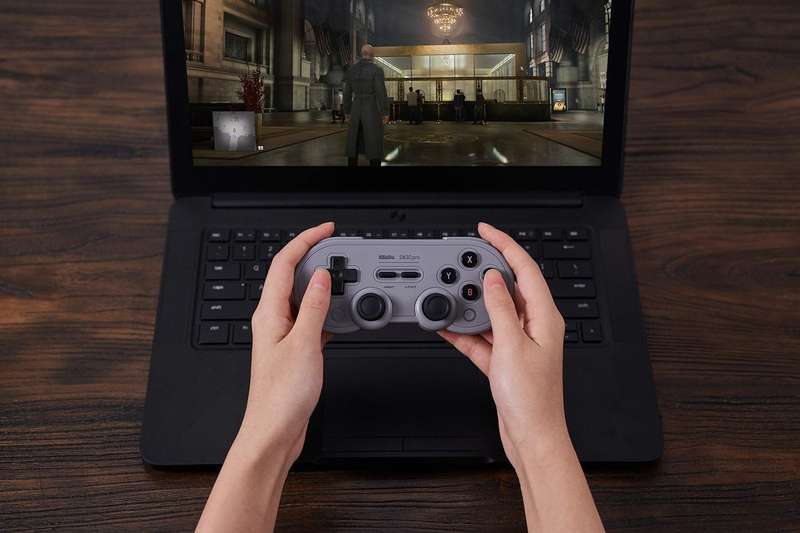 8BitDo SN30 Pro Bluetooth Controller Hall Effect Joystick Gray