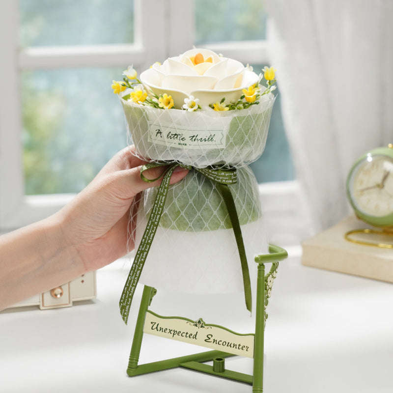 Robotime White Camellia DIY 3D Puzzle